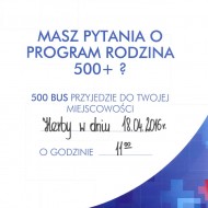 Więcej o: BUS programu 500+